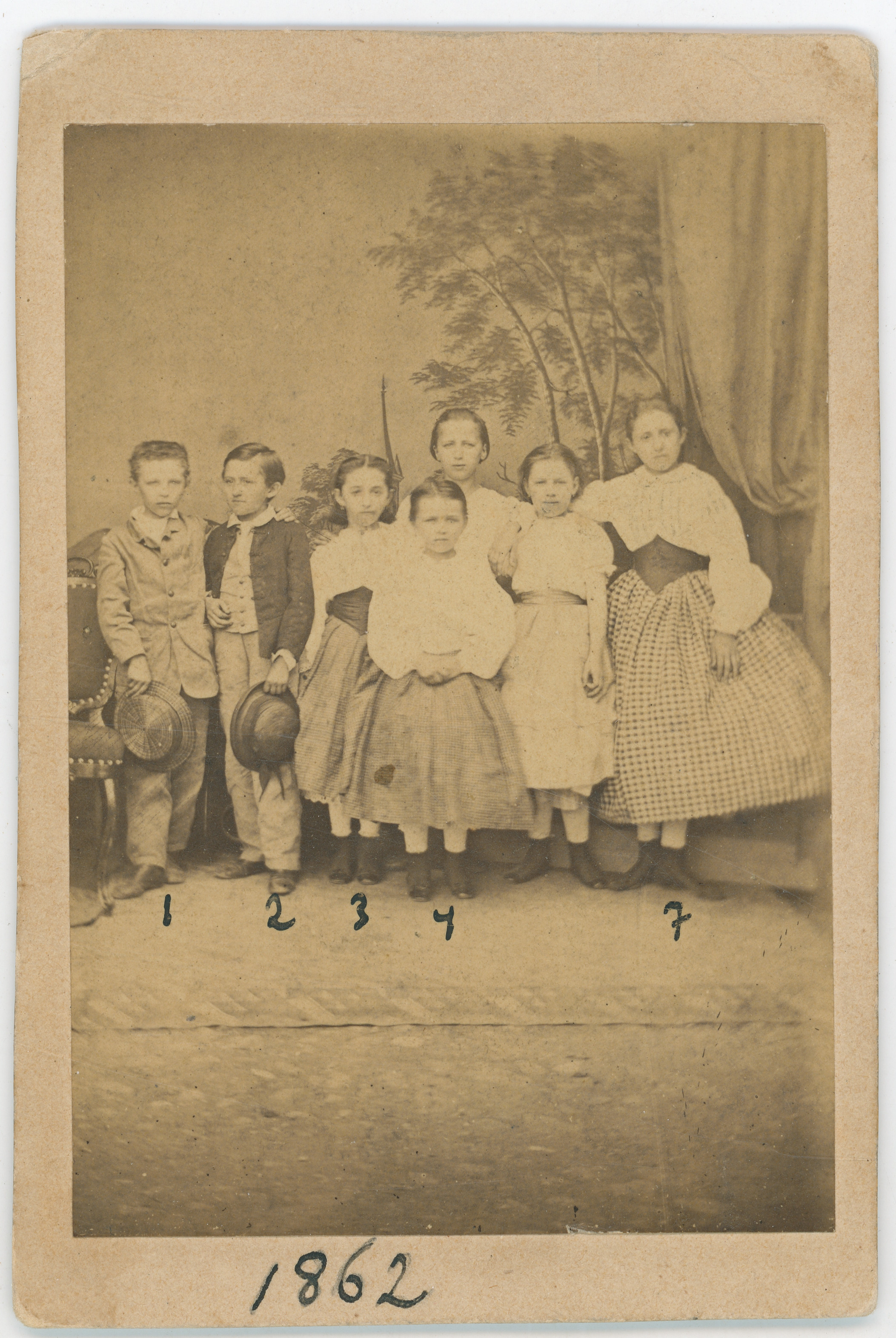 nepoznat, Dječji grupni portret