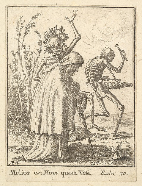 Wenceslaus Hollar, Old Woman, from "Dance of Death"