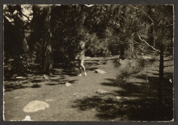 Louis Fleckenstein, [Woman in Woods]