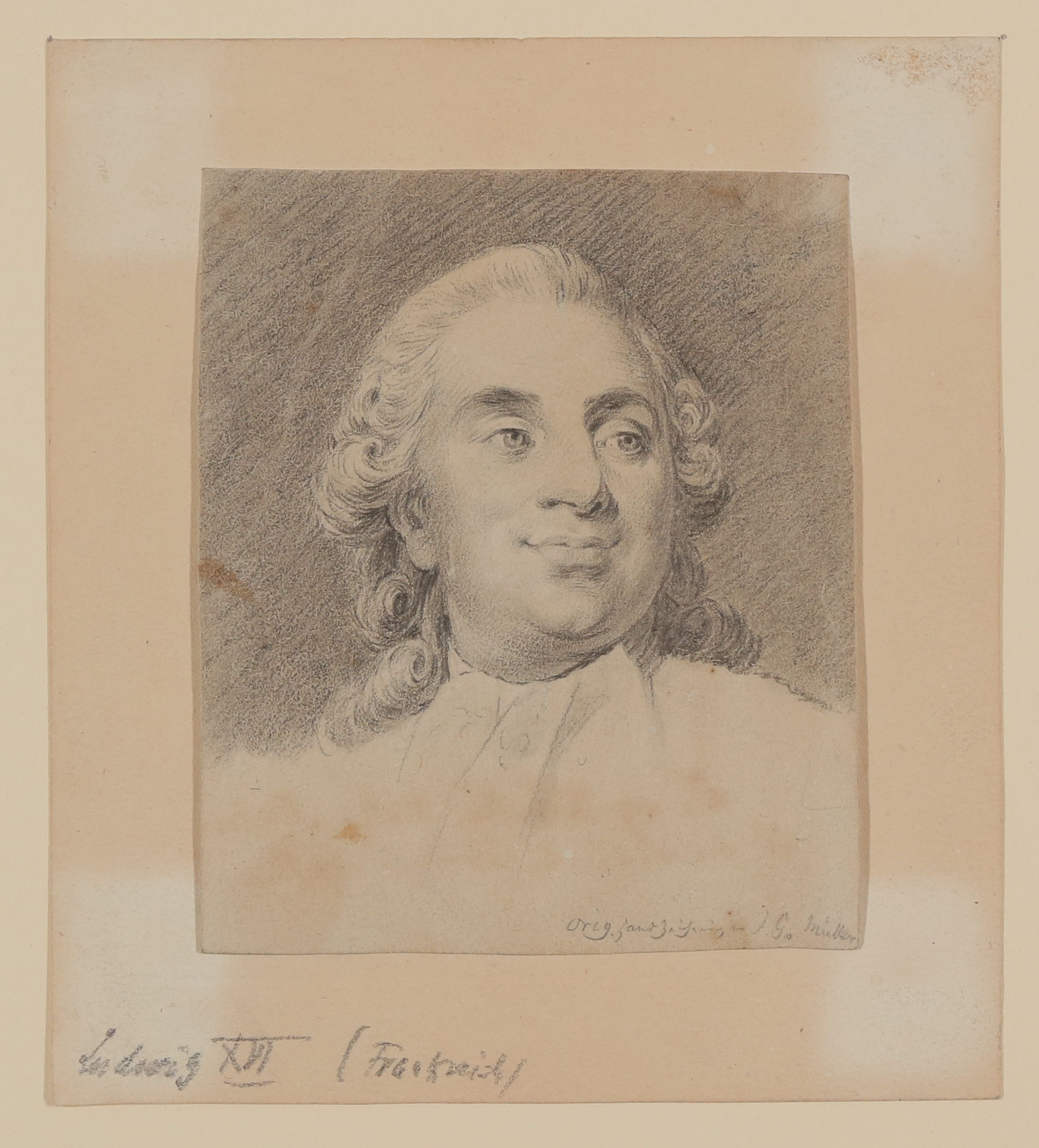 Johann Gotthard von Müller, König Ludwig XVI. von Frankreich