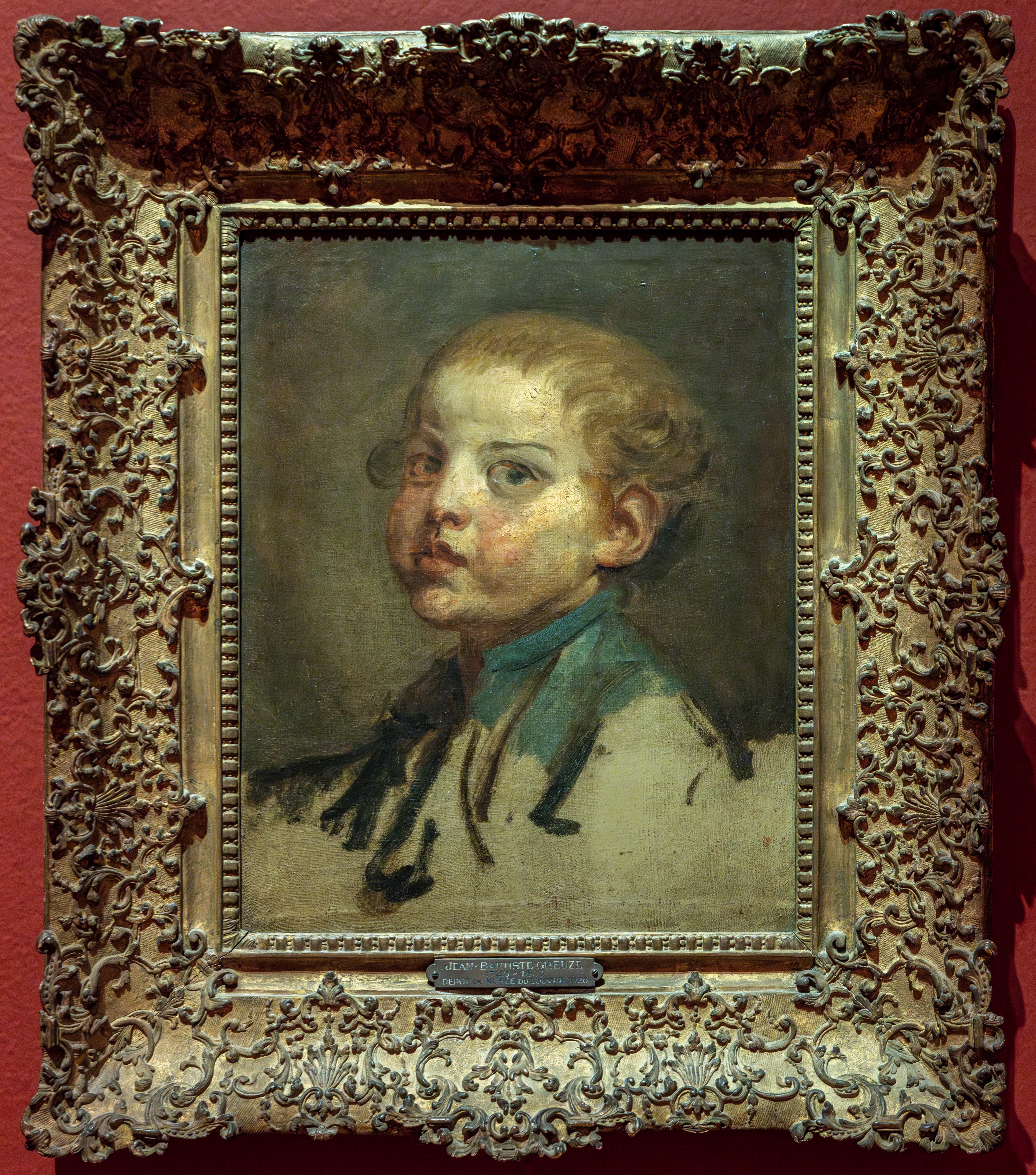 Jean-Baptiste Greuze, Portrait of Pierre-Alexandre Wille