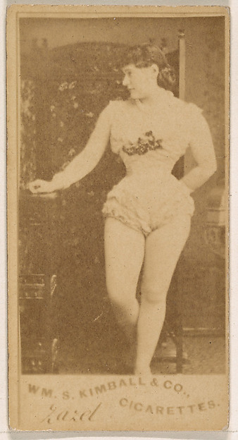 William S. Kimball & Company, Miss Zazel, from the Actresses series (N203) issued by Wm. S. Kimball & Co.