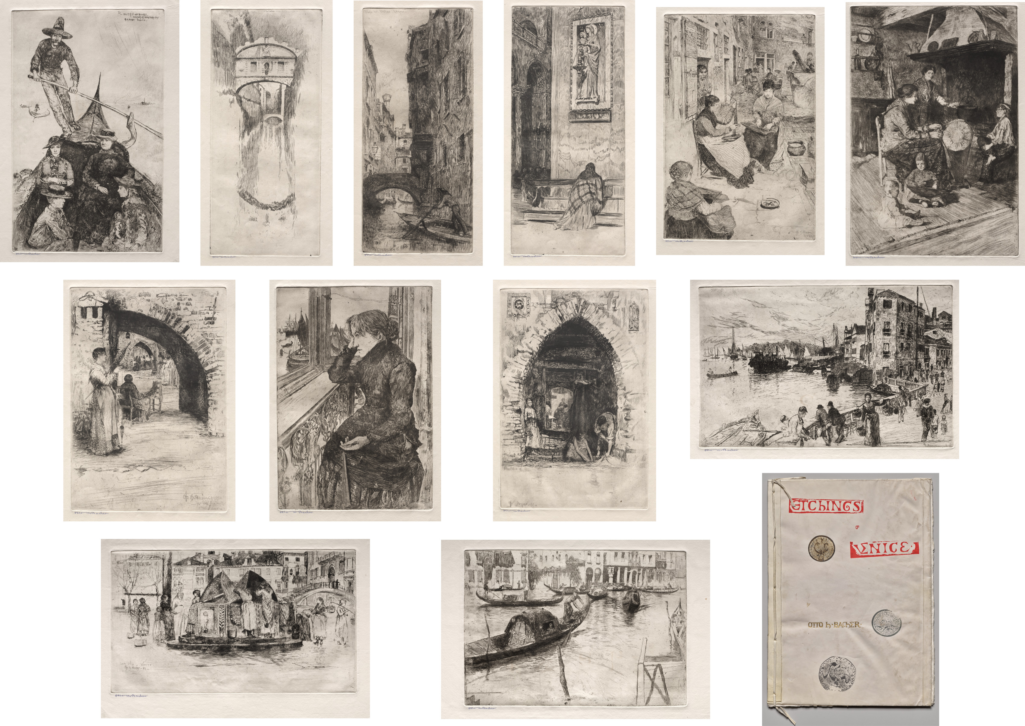 Otto H. Bacher, Etchings of Venice