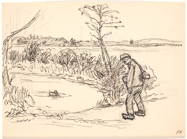Fritz Syberg, Bonden ved den frosne sø