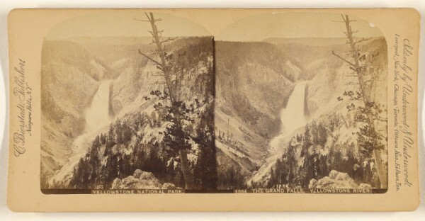 Charles Bierstadt, Yellowstone National Park. The Grand River, Yellowstone River.