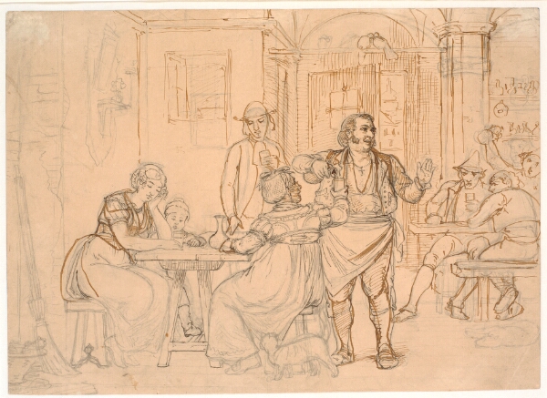 Wilhelm Marstrand, Osteriscene