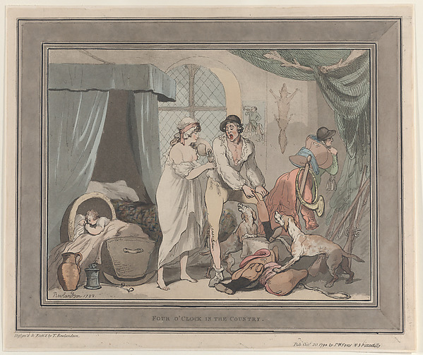 Thomas Rowlandson, Four O'Clock in the Country