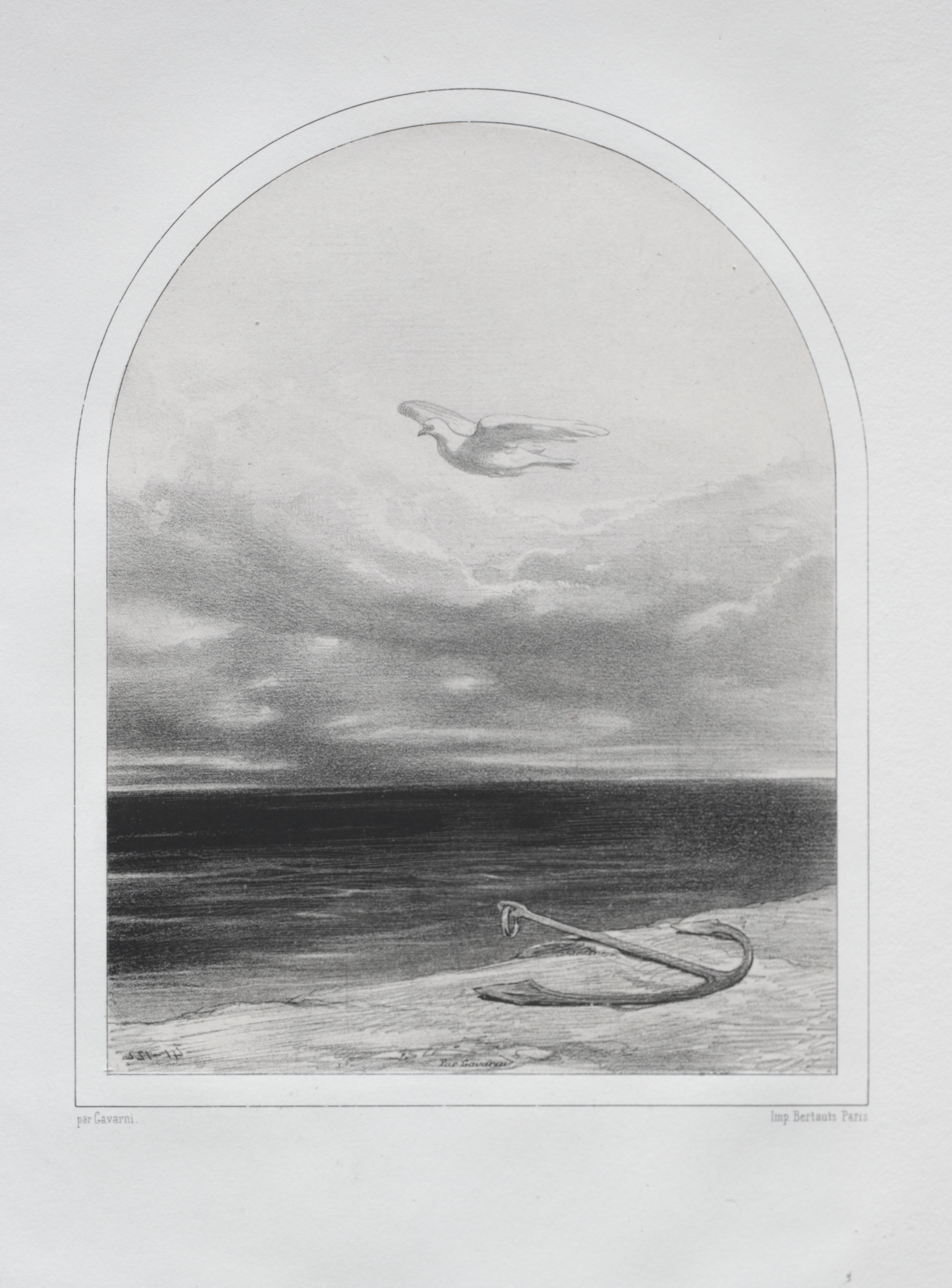 Paul Gavarni, The White Dove