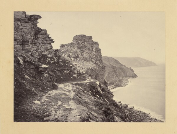 Francis Bedford, Lynton, Castle Rock, from the North Walk