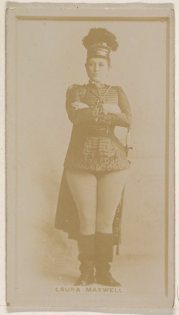 Kinney Brothers Tobacco Company, Laura Maxwell, from the Actresses series (N245) issued by Kinney Brothers to promote Sweet Caporal Cigarettes