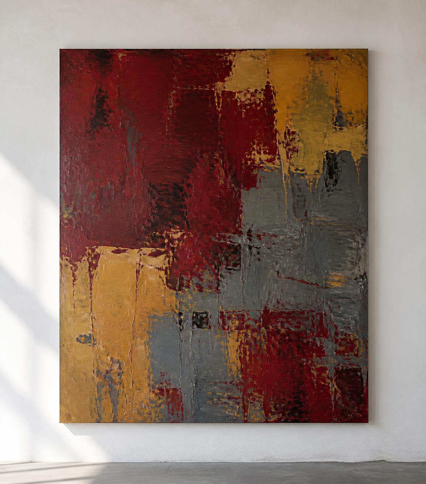 Abstract oil painting registered on Collect24